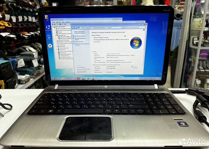 4 ядра Ноутбук HP, SSD 480Gb, 8Gb DDR3, hdmi