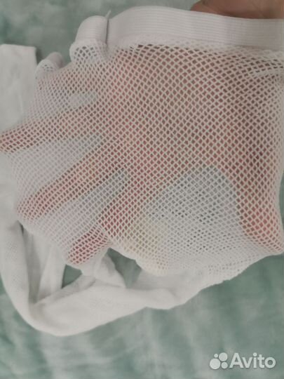 Колготки белые в сеточку новые