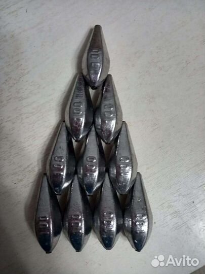 Груза рыболовные скользящий