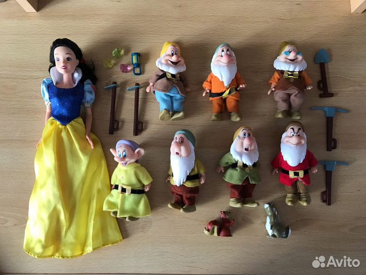 Белоснежка и семь гномов куклы