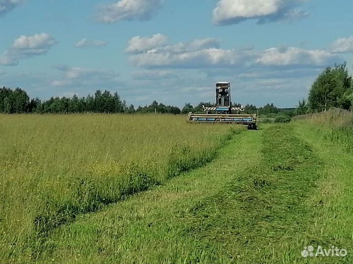 Сенаж и сено в рулонах