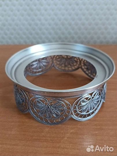 Конфетница мельхиор СССР