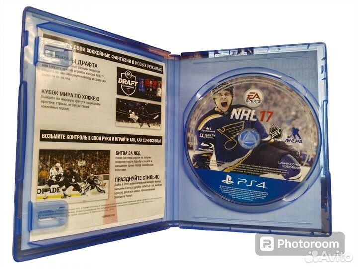 Диски на ps4 NHL 17