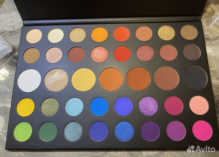 Палетка теней для век morphe x James Charles