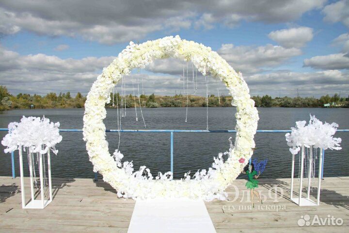 Ширма с сердцами ажурная