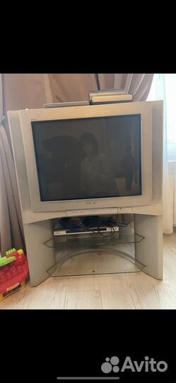 Телевизор sony trinitron с домашним кинотеатром