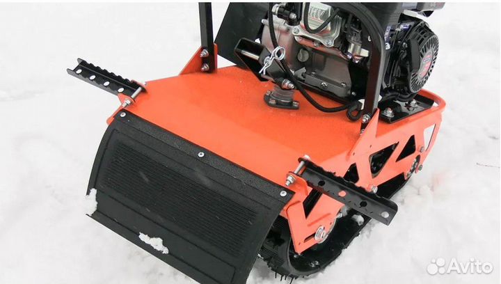 Мотобуксировщик 8 лс с санями. Диодная фара