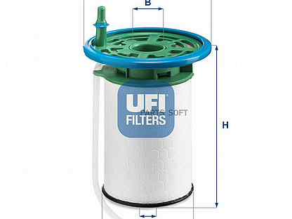 UFI 2605300 Фильтр топливный легковой citron dodge