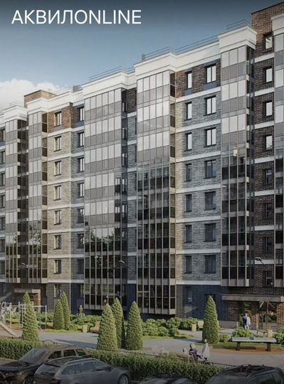 Квартира-студия, 24,9 м², 2/9 эт.