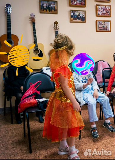 Костюм золотая рыбка