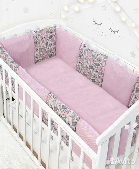 Бортики в кроватку