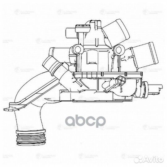 Термостат в сборе для а/м PSA 308 (11) /C4 (10)