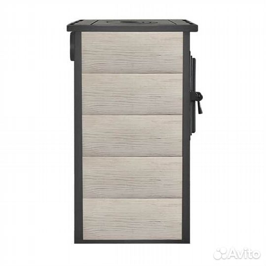 Дровяная печь камин для дома этна (Панорама) с пл