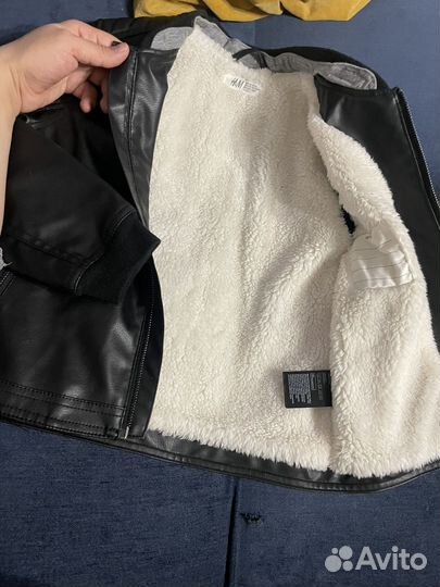 Кожаная куртка детская