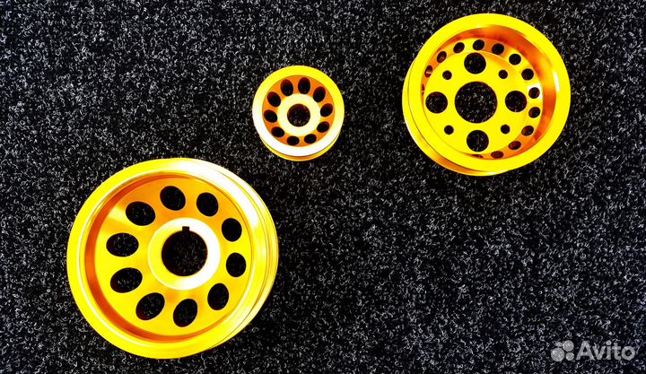 Шкивы алюминиевые облегченные - Nissan Z33 350Z