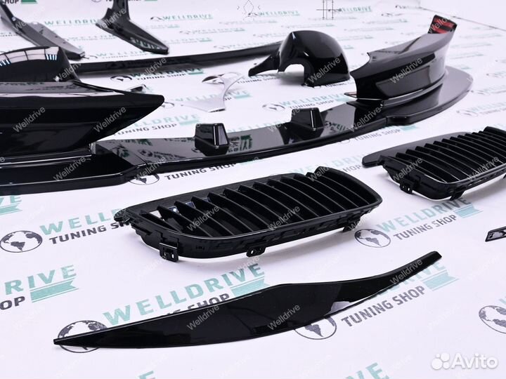Обвес BMW 3 E90 E91 pre lci без М-пакета спойлер
