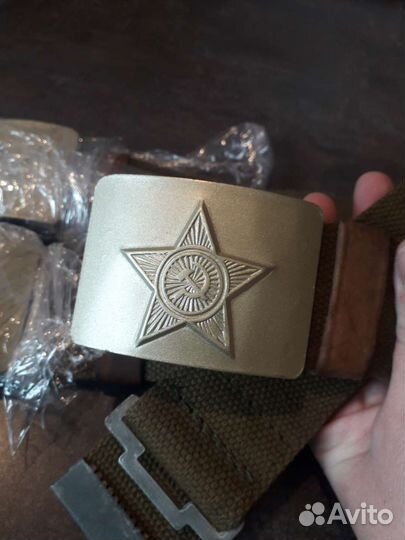 Ремень военный солдатский са со звездой