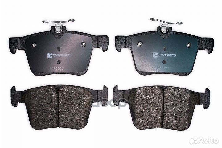 Тормозные колодки задние, Low Metallic C12CR000