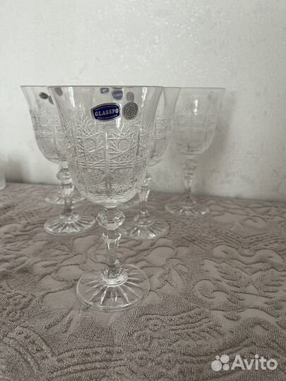 Графин со стаканами хрусталь