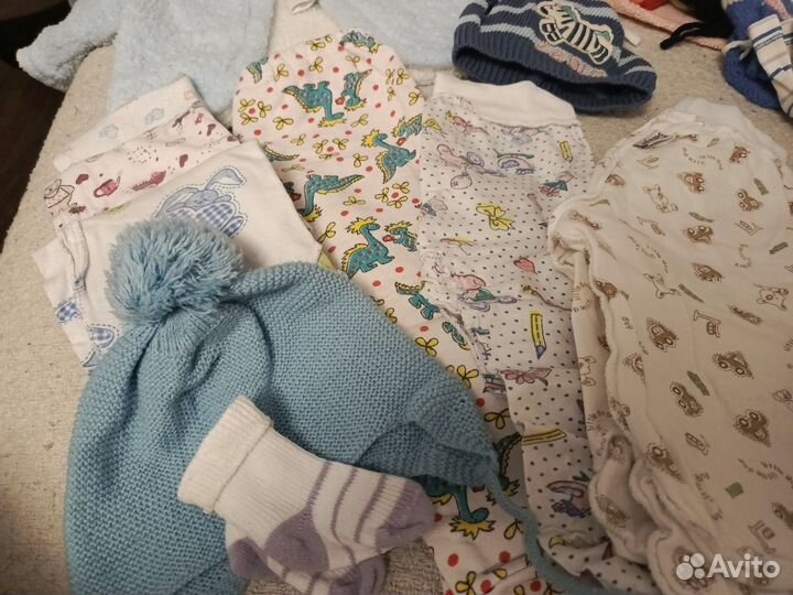 Вещи пакетом для мальчика от месяца до трёх