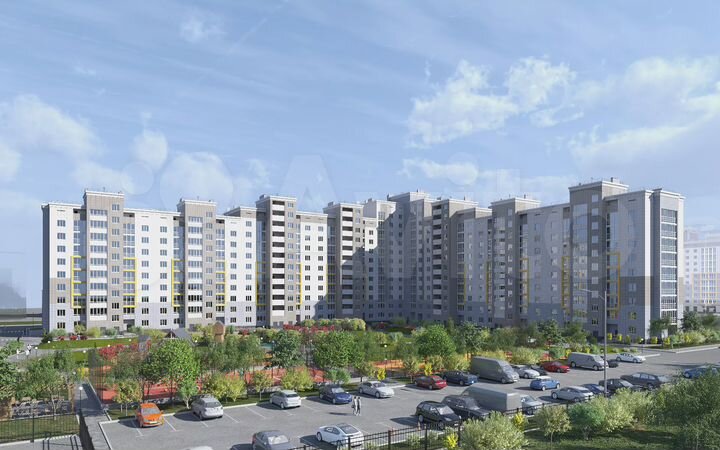 1-к. квартира, 51,9 м², 8/9 эт.