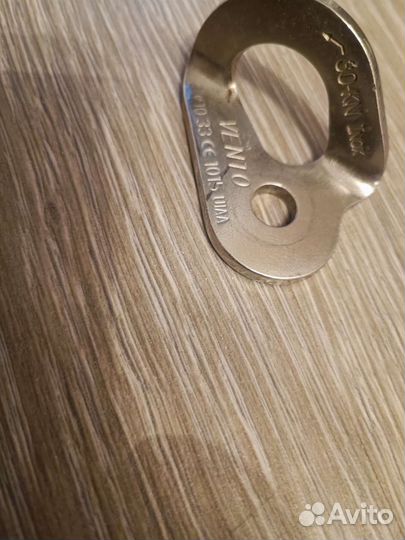 Шлямбурное ухо д.10мм оцинковка