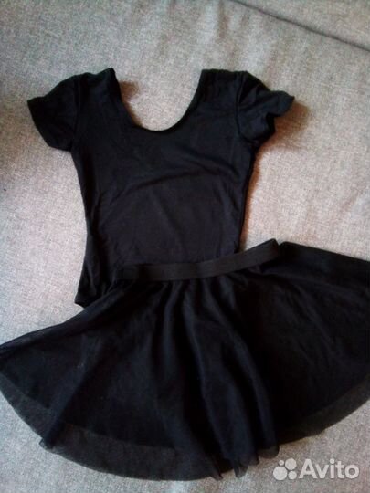 Комплект для хореографии гимнастики юбка купальник