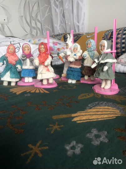 Куклы ручной работы из ваты