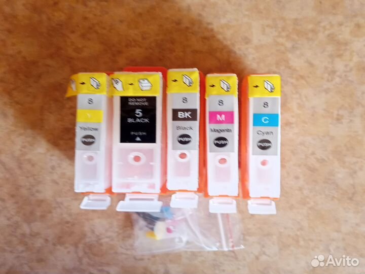 Картриджи перезаправляемые для фотопринтера Canon