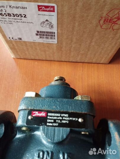 Danfoss VFM 2 DN15 065B3052 Клапан регулирующий