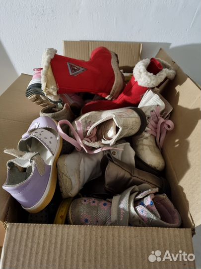 Детская одежда и обувь пакетом для девочки