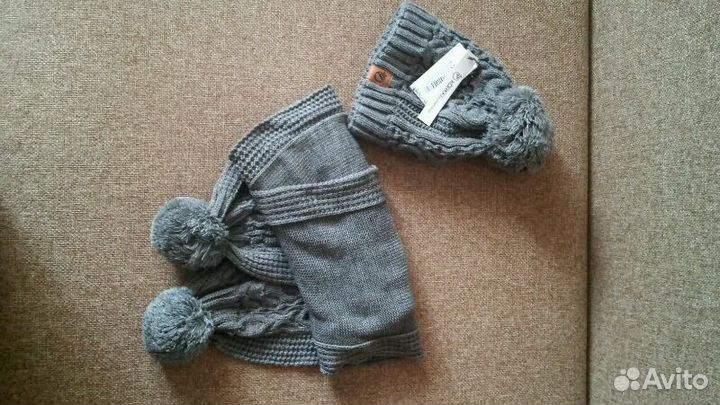 Шапка и шарф новые