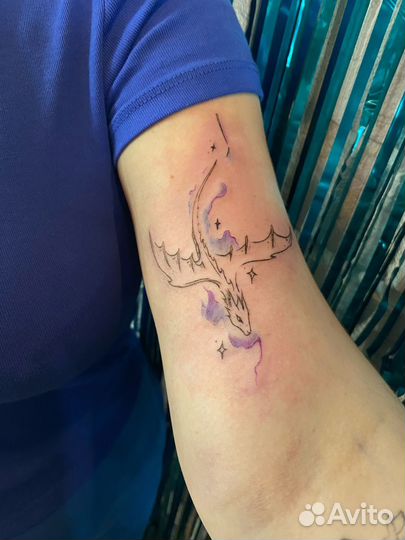 Модель на тату