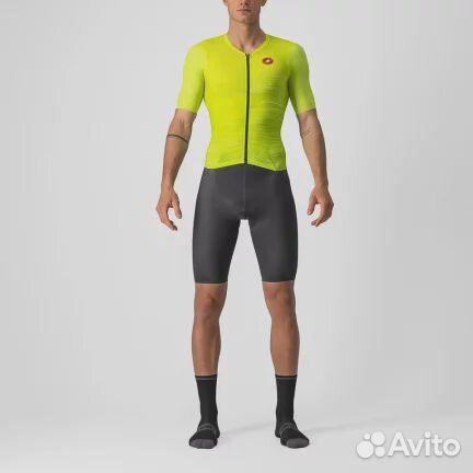 Castelli PR Seed Suit Mens Yellow - Green