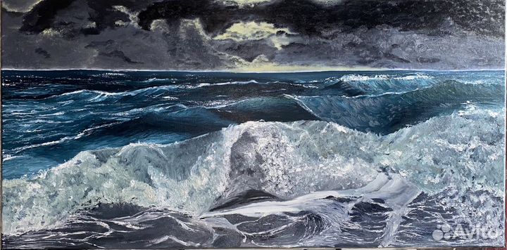 Интерьерная картина маслом на холсте «Море»