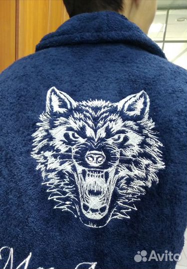 Халат махровый с именной вышивкой