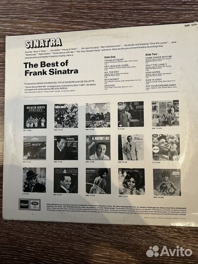 Френк Синатра виниловая плкстинка Frank Sinatra
