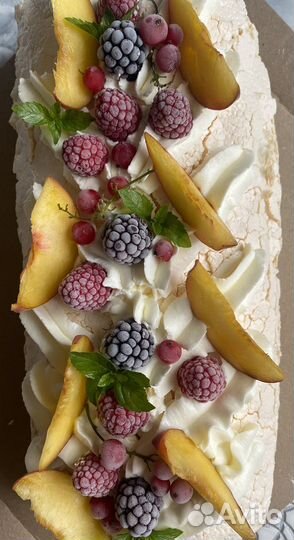 Меренговый рулет