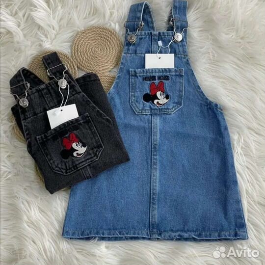 Джинсовый сарафан zara новый