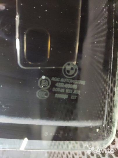 Стекло двери заднее правое Bmw 550Ix F10 N63 2010