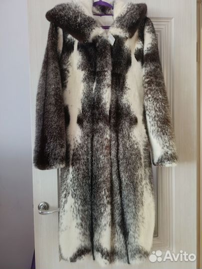Шуба норковая с капюшоном Греция,42/ 44/46 размер