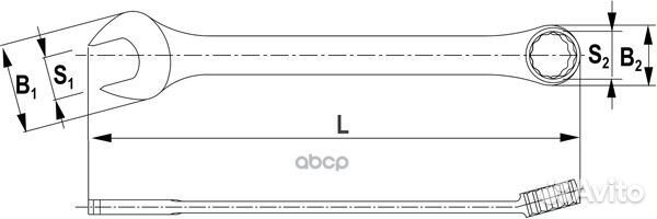 Ключ гаечный комбинированный, 19 мм CW00019 THO