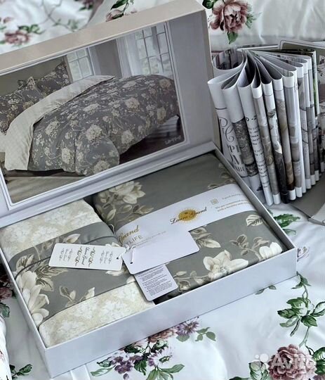 Постельное белье 2.0(евро)в подарочной коробке