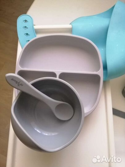 Силиконовая посуда для малышей