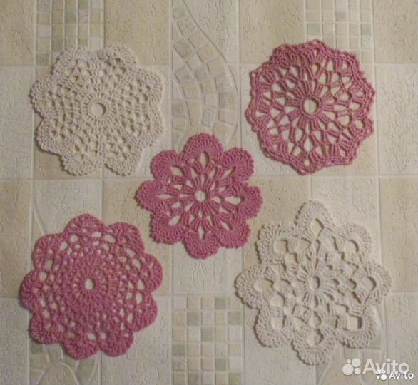 Салфетки вязаные
