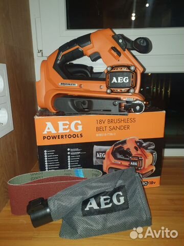 Ленточная шлифмашина AEG bhbs18-75BL-0 4935459582 купить в Новосибирске ...