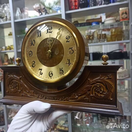Настольные Каминные Часы Весна Механика СССР Ретро