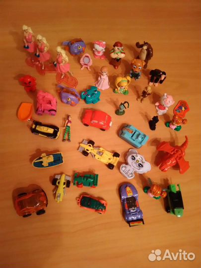 Медведь плюшевый старинный, игрушки Киндер сюрприз