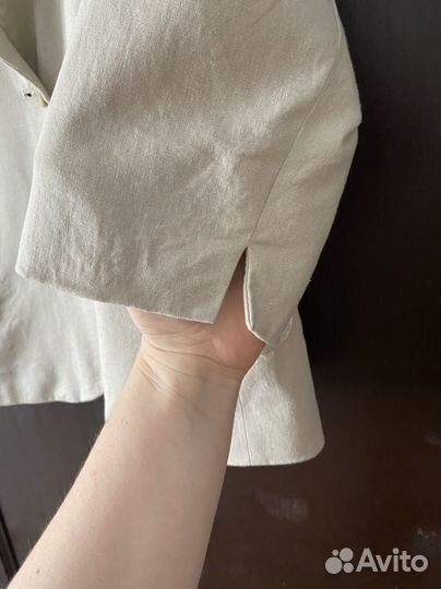 Льняной летний жакет