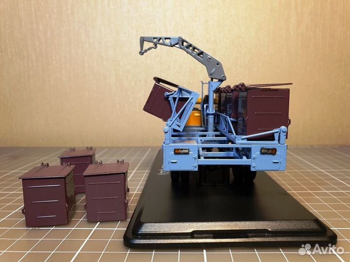 Контейнерный мусоровоз М-30 на базе газ-53 SSM1333